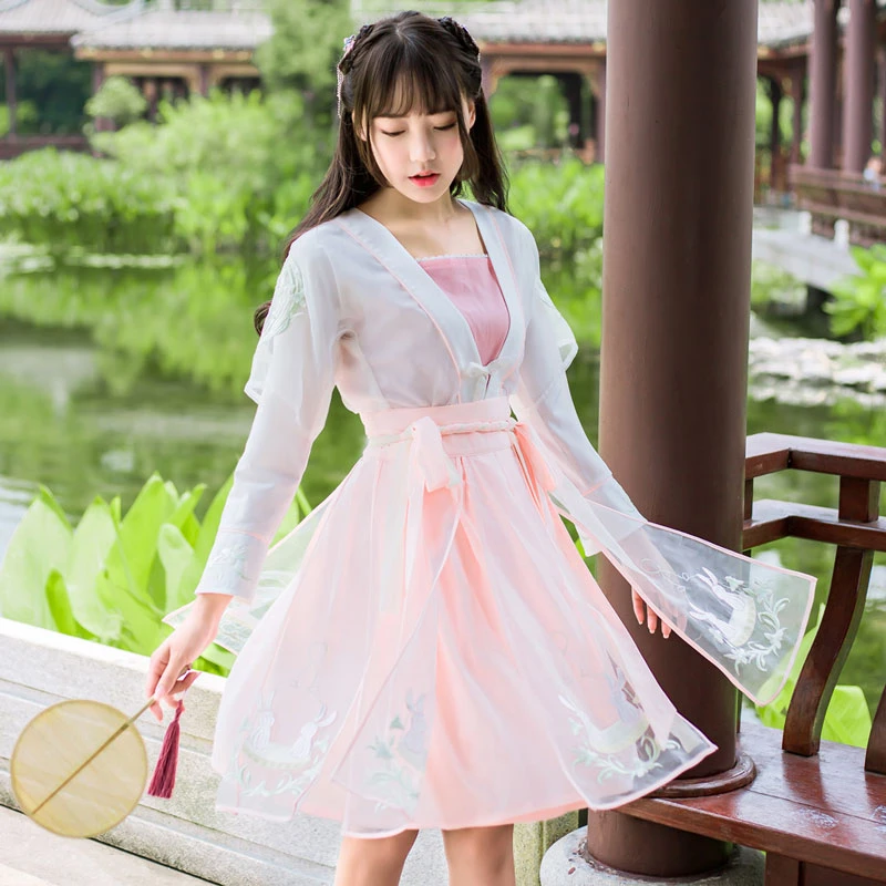 modern hanfu dress set newhanfu