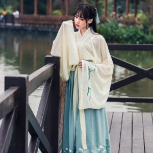 Amomum Time Floral Daxiushan Hanfu Dress - Newhanfu 2022