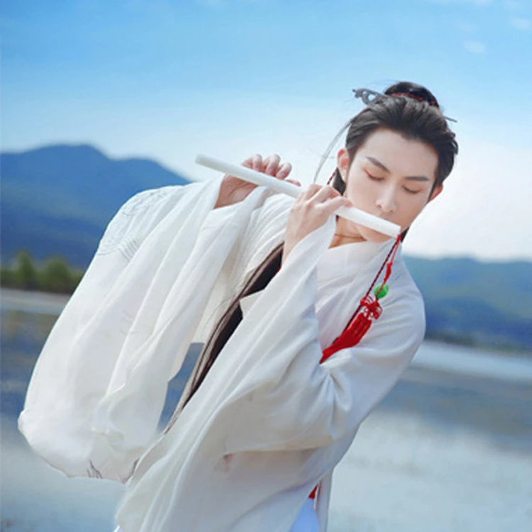 Hanfu Male Chinese Clothing White