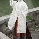 Women Winter Aoqun Ming Dynasty Thick Hanfu Coat