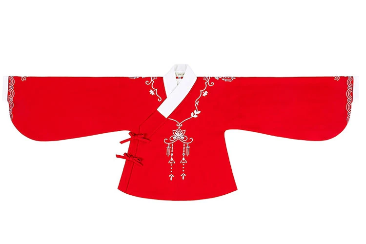 shop red aoqun hanfu dress