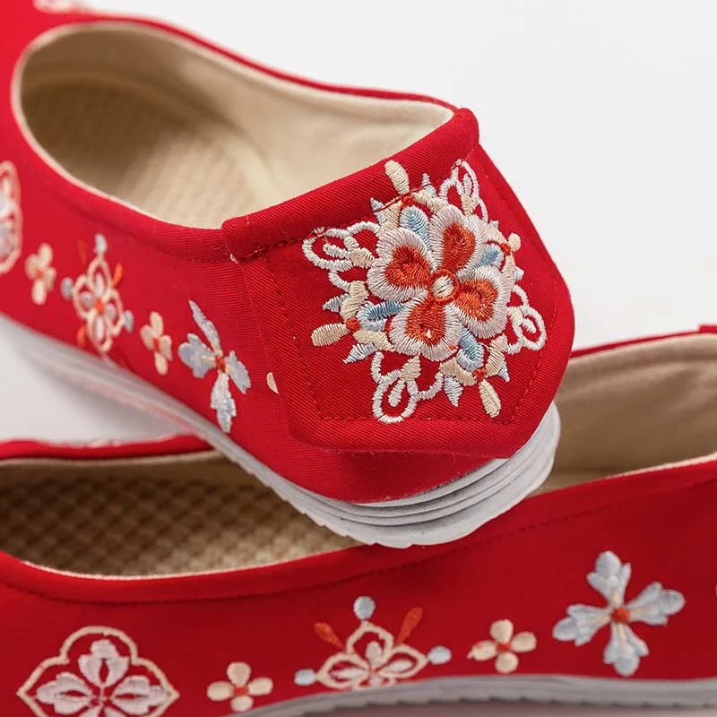 red flat shoes uk
