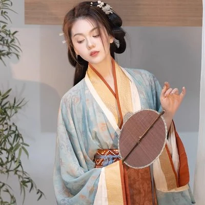 Jin Style Jiaoling Ruqun Hanfu Spring Vintage Ladies' Dresses