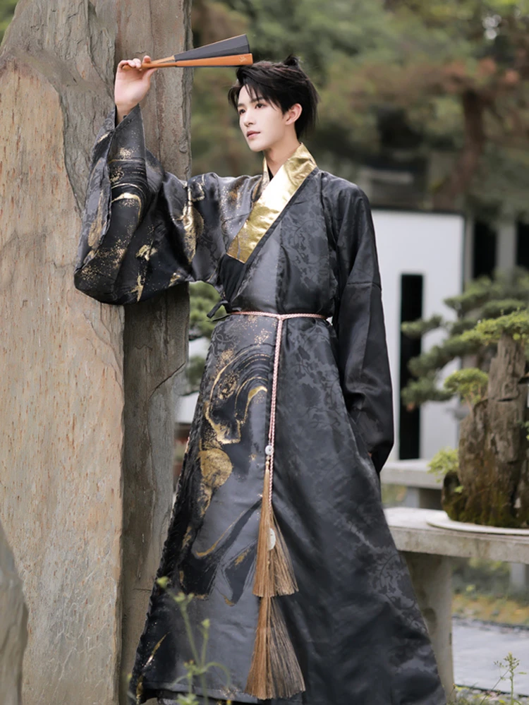 Men's Jin Dynasty Ruqun Hanfu Spring Fashion Casual Clothing