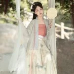 Spring Women Song Dynasty Hanfu Elegant Traditional Pleated Skirt