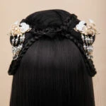 bunny hairclip women hanfu accessories