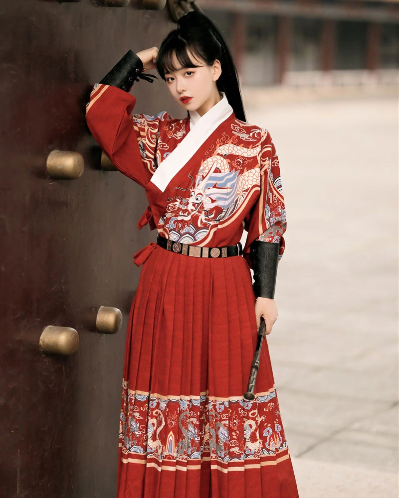 dragon guard wuxia hanfu robe