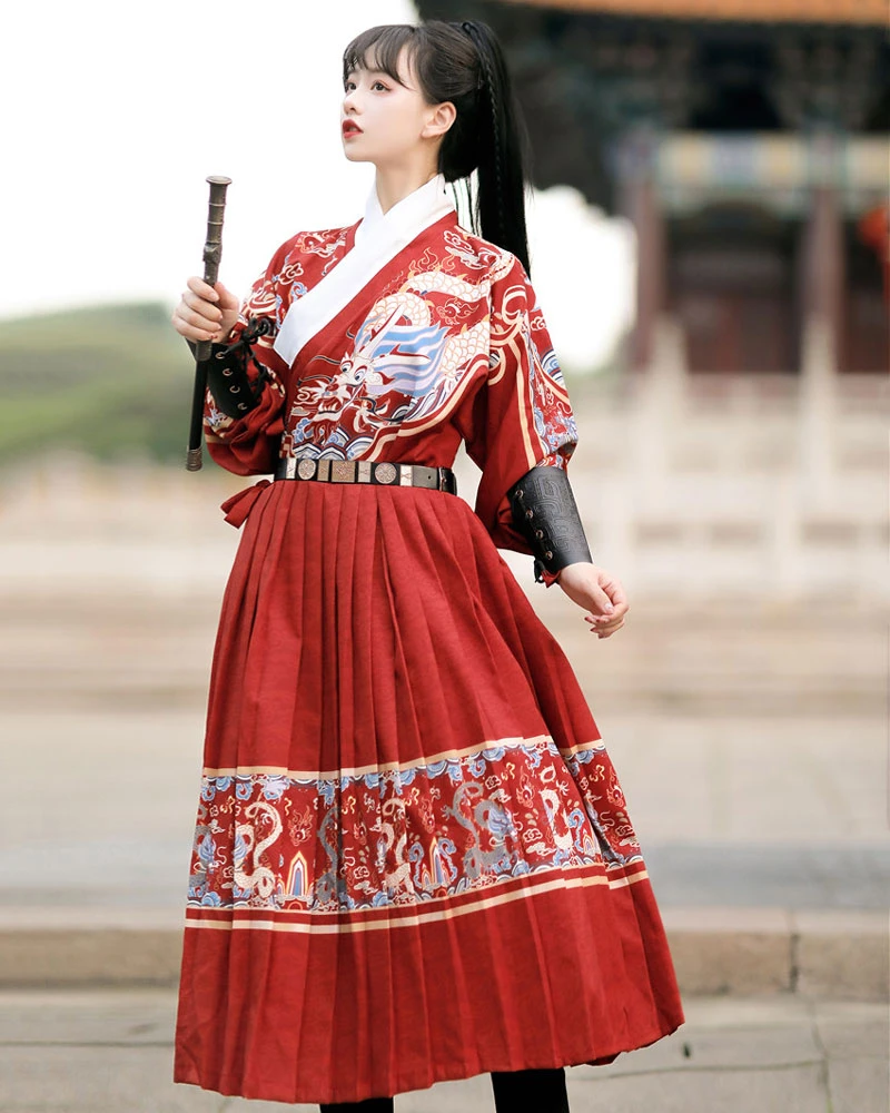 dragon guard wuxia hanfu robe
