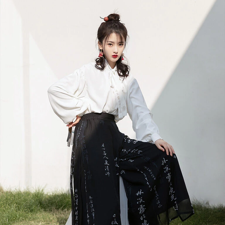 Street Fashion Song Ladies Casual Hanfu Summer Changgansi Style - Newhanfu