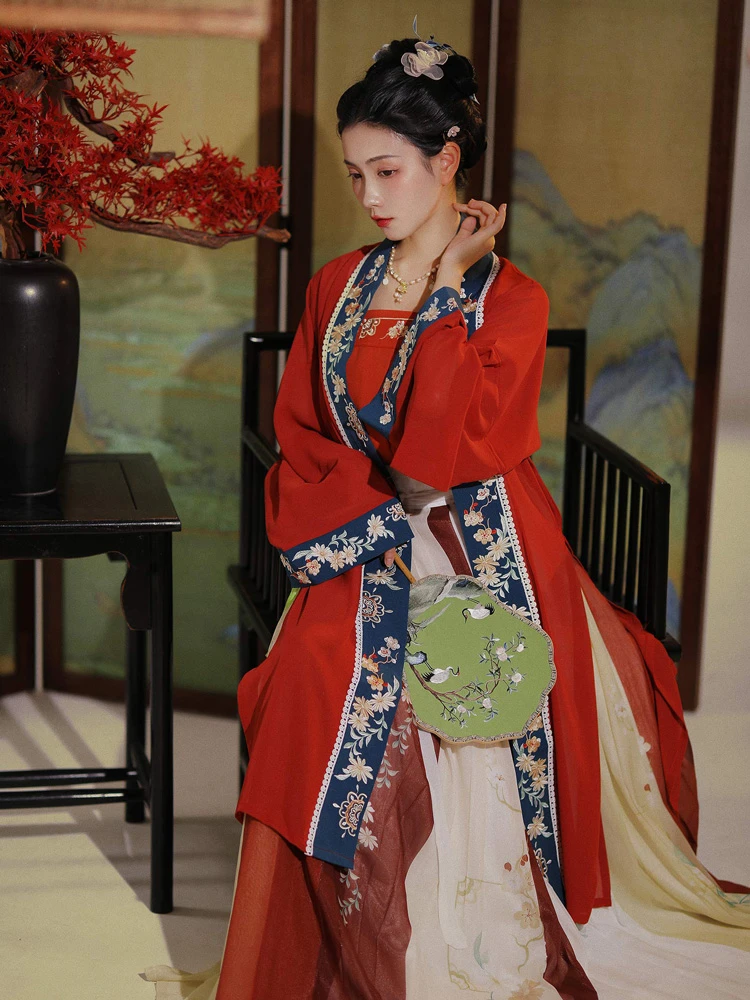 Women Song Dynasty Traditional Hanfu Spring Classical Set