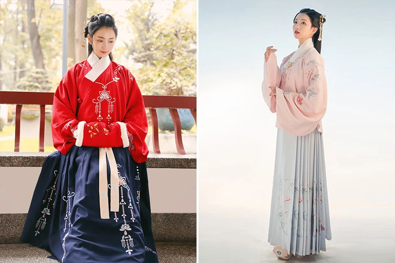 Chinese Aoqun Hanfu Dresses for Sale