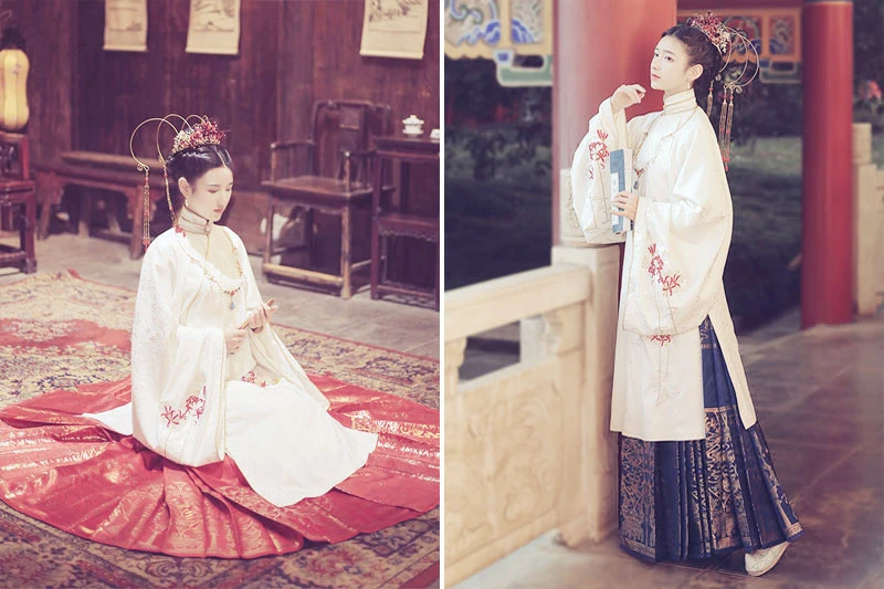 Chinese Horse Face Hanfu Dresses for Sale