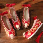 Ancient Style Hanfu Wedding Embroidered Shoes Chinese Style Bridal Shoes