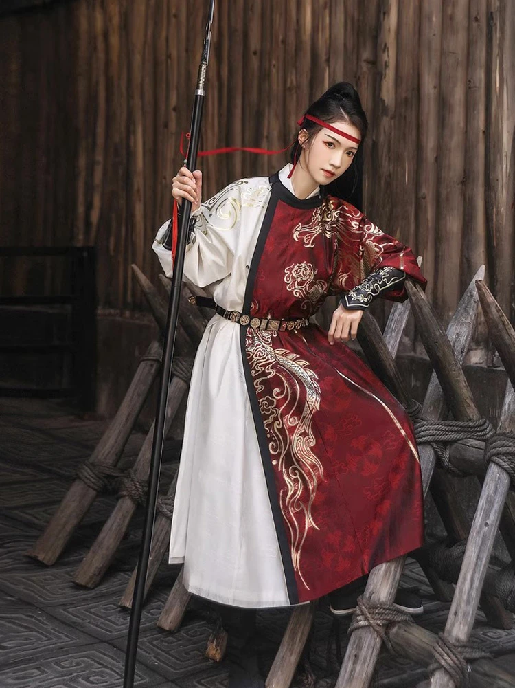 Round Neck Robe Tang Dynasty Style Game Inspired Awesome Hanfu