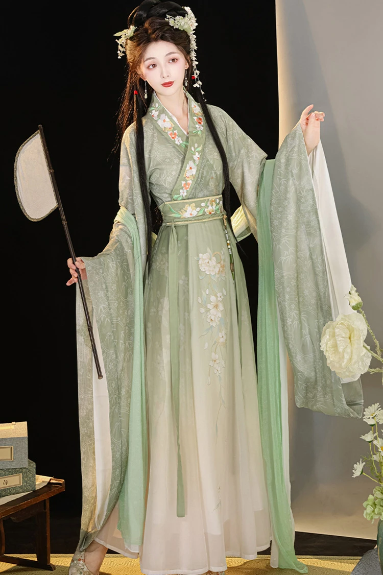 Spring Fairy White Wedding Hanfu Dress - Newhanfu