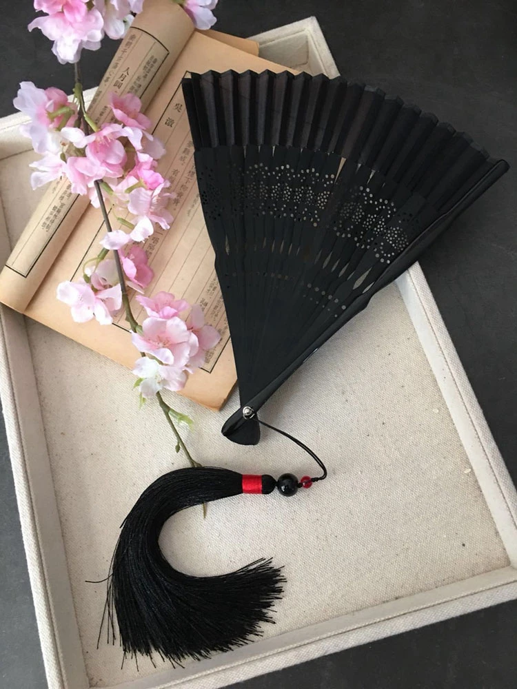 black fan hanfu accessory shop