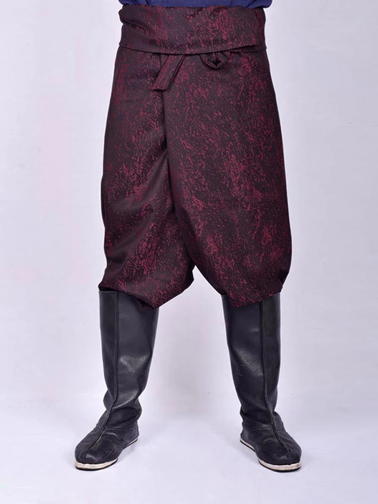 male kungfu pants hanfu