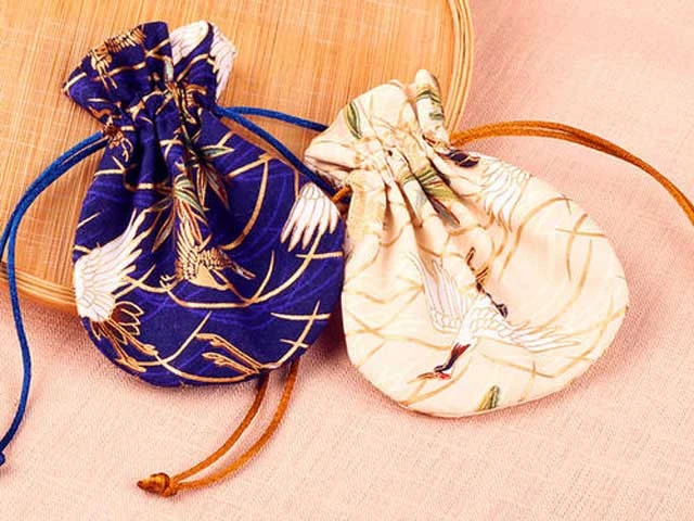 Chinese hanfu accessory flower embroidery bag