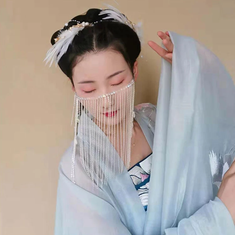 tassel veil hanfu jewelry buy