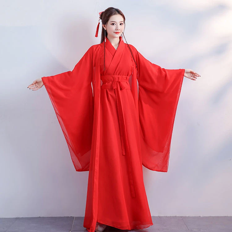 snow girl hanfu dress
