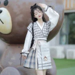 Summer Fashion Tang Dynasty Hanfu Women Daily Short Skirt