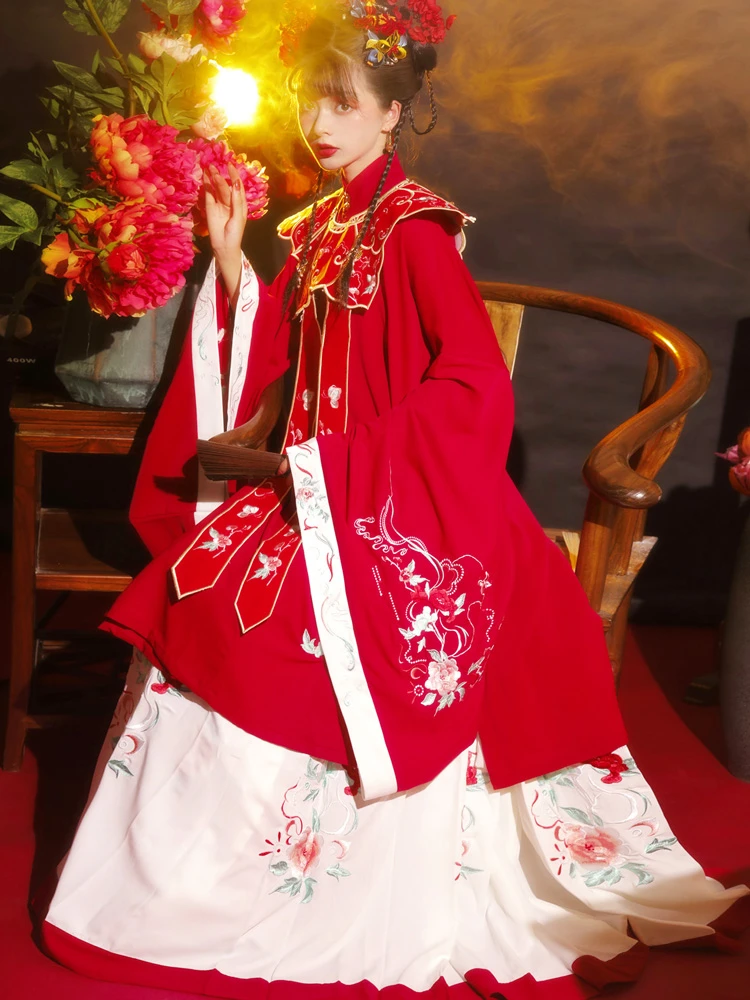 Peony Wedding Hanfu Dress