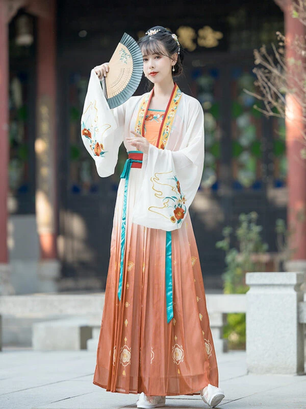 June Camellia Casual Summer Hanfu Dress - Newhanfu 2024