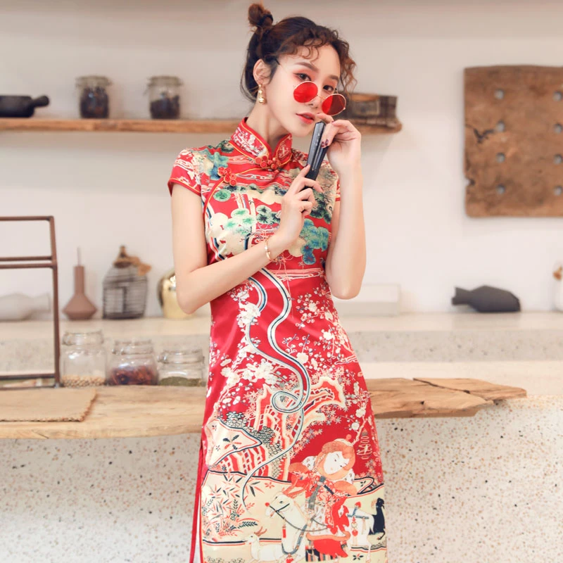 Meet Village modern qipao dress