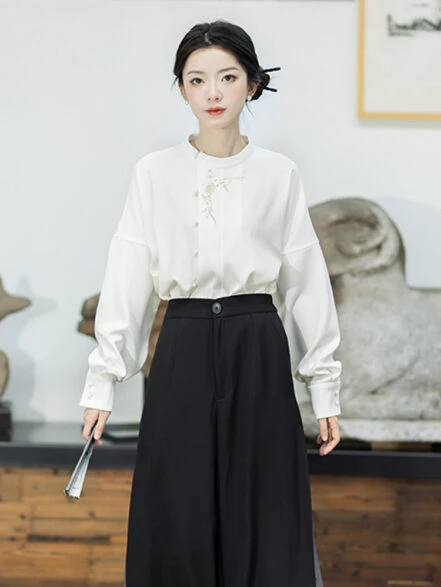 Modern Song Dynasty Hanfu Daily Pants for Female - Newhanfu