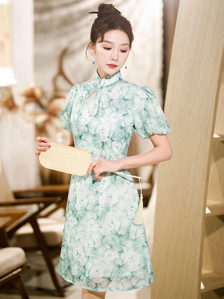 summer plum modern qipao