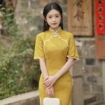 Fashion Cheongsam Gentle Lady Improved Chinese Qipao