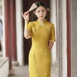 Fashion Cheongsam Gentle Lady Improved Chinese Qipao