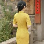 Fashion Cheongsam Gentle Lady Improved Chinese Qipao