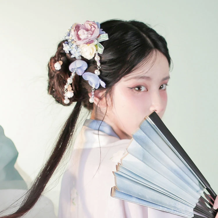 Rose Hairclip hanfu accessory