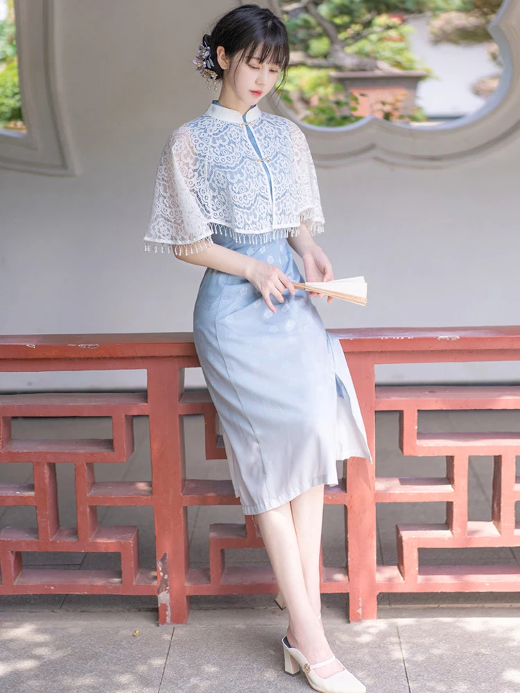 Sea Flower qipao cheongsam