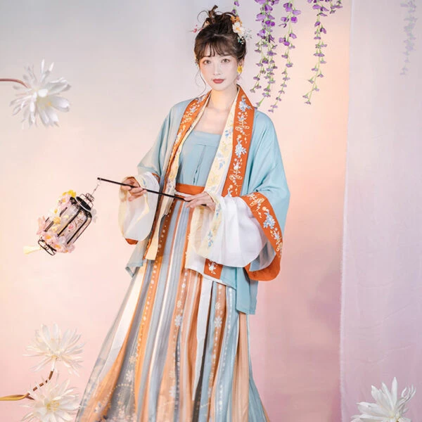 Flower Dew Women's Modern Hanfu Dress - Newhanfu 2024