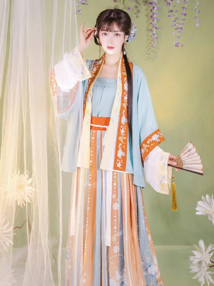 Flower Dew Women's Modern Hanfu Dress - Newhanfu 2024