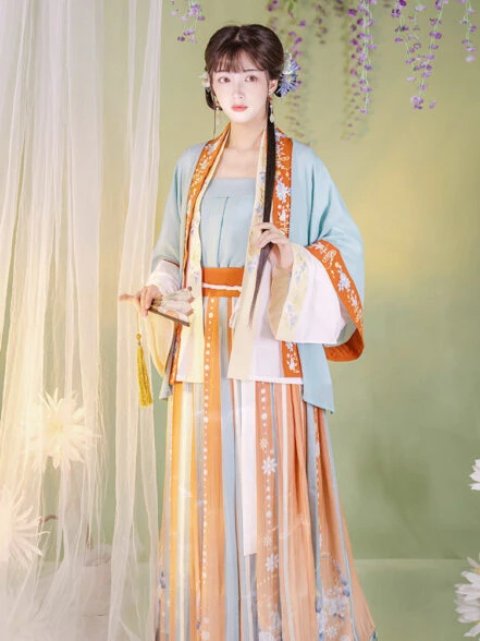 Flower Dew Women's Modern Hanfu Dress - Newhanfu 2024