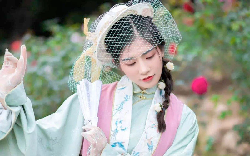 spring hanfu dress