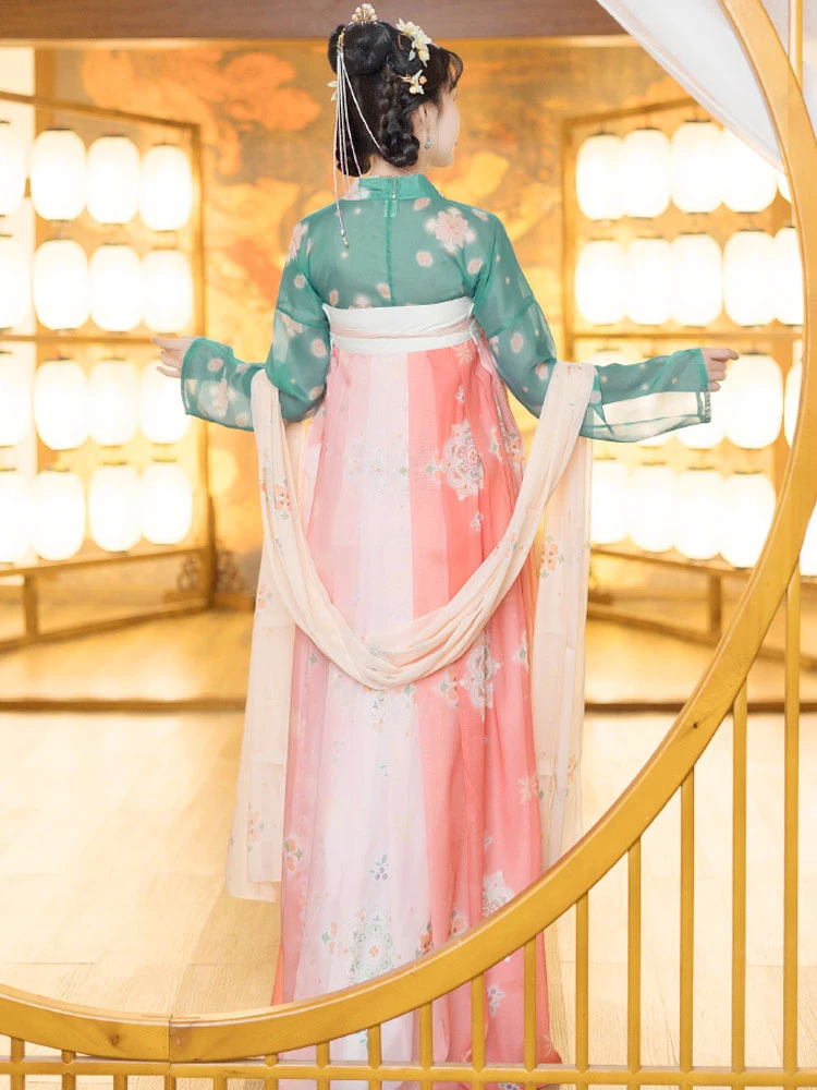 Peach Dancer China Hanfu Dress