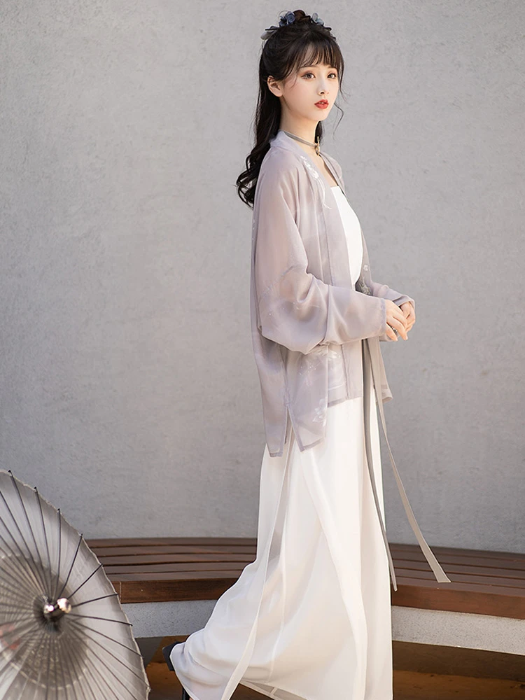 Summer Hanyuansu Songku Set Modern Hanfu for Women
