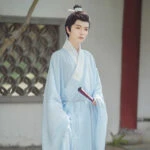 Jacquard Daopao Men Hanfu Robe