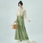 Song Feather Casual Hanfu Pants