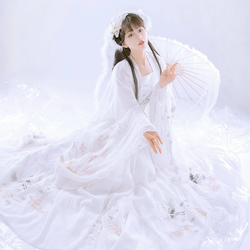 Top 5 Womens White Hanfu Dresses Newhanfu