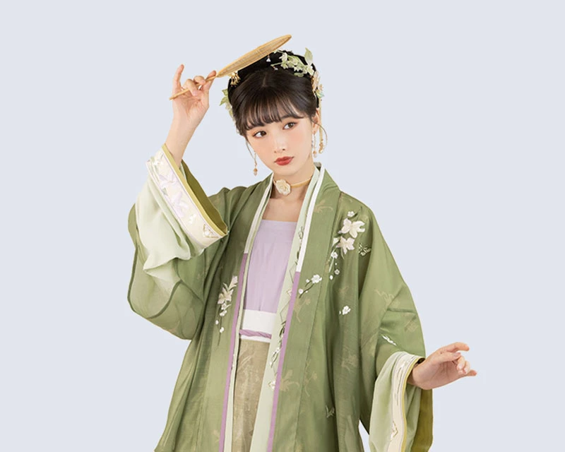 newhanfu green hanfu dress