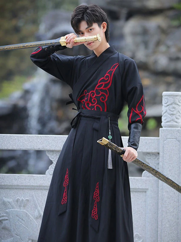 mens hanfu dresses that are in trend