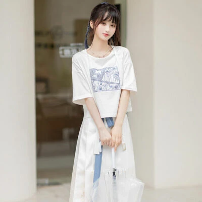 summer street mamian qun hanfu skirt