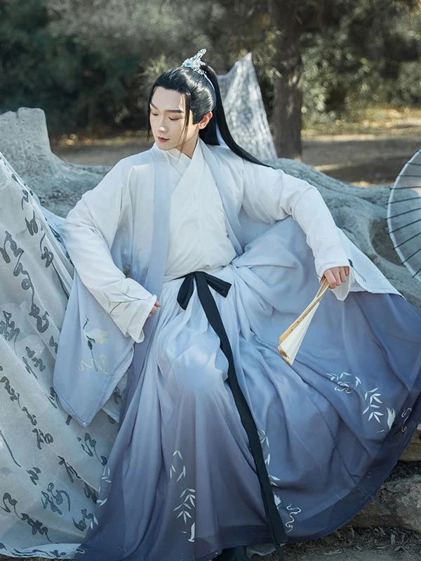 boost your confidence in top navy hanfu clothing