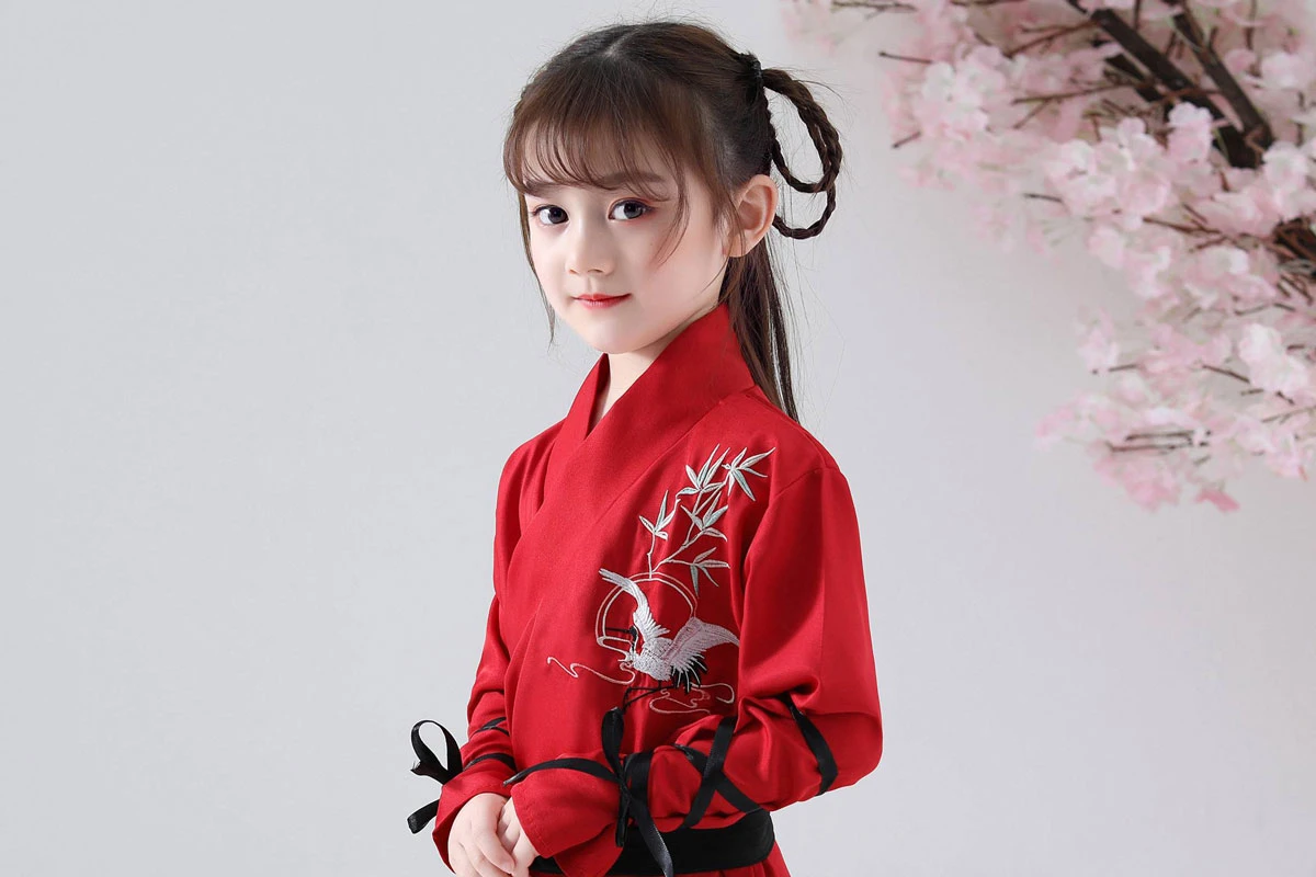 cute children hanfu clothing for boys and girls