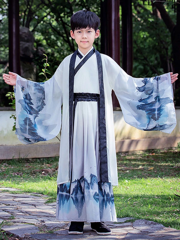 kids hanfu girls wear for party and festival
